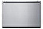 Accucold 24" Wide Single Drawer Bulit-in All-refrigerator for Indoor or Outdoor Use with Panel-ready Front (Model SDR241OS)