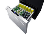 Accucold 24" Wide Single Drawer Bulit-in All-refrigerator for Indoor or Outdoor Use with Panel-ready Front (Model SDR241OS)