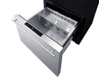 Accucold 24" Wide Single Drawer Bulit-In All-Refrigerator for Indoor or Outdoor – SDR24 - Open