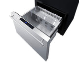 Accucold 24" Wide Single Drawer Bulit-In All-Refrigerator for Indoor or Outdoor – SDR24 - Open