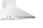 24" wide European style convertible wall-mount range hood in stainless steel, ADA compliant, ADA (Model SEH1524SSADA)