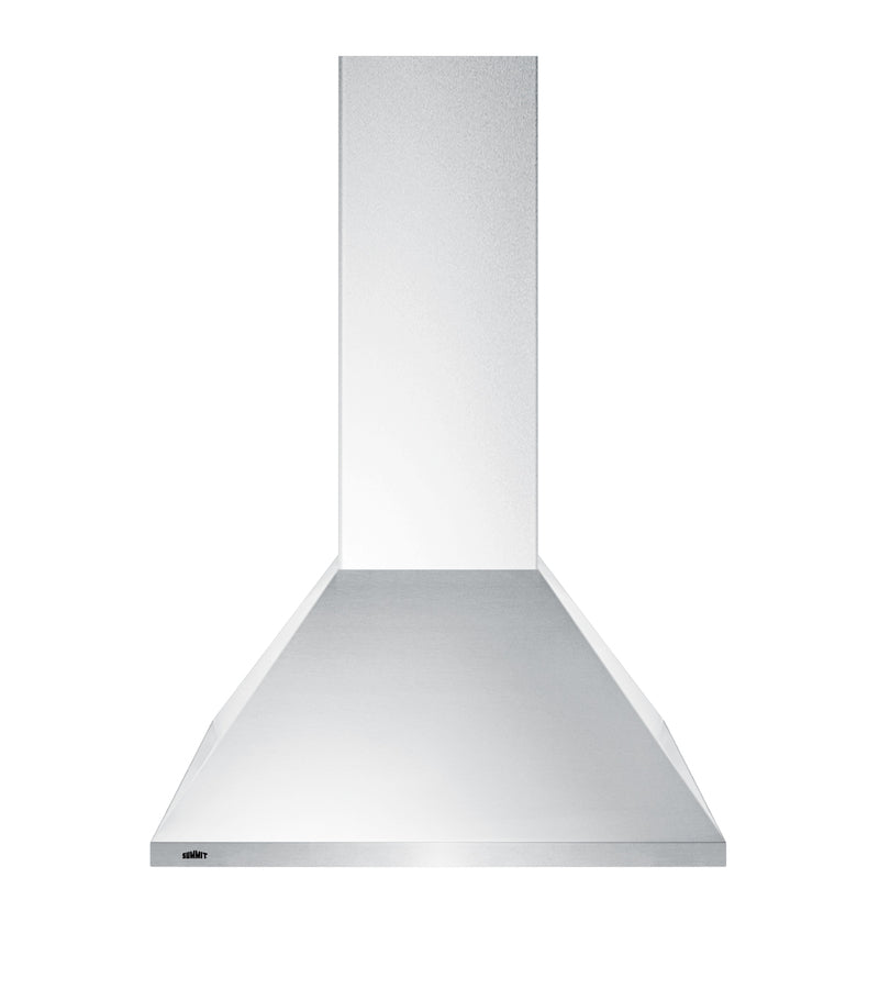 Accucold 24" wide European style convertible wall-mount range hood in stainless steel (Model SEH1524SS)