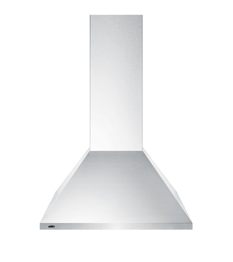Accucold 24" wide European style convertible wall-mount range hood in stainless steel (Model SEH1524SS)