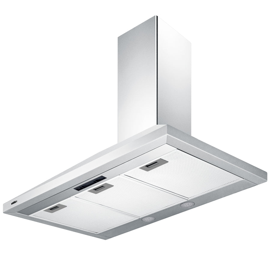 36" wide European style convertible wall-mount range hood in stainless steel (Model SEH1536SS)