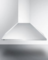 36" wide European style convertible wall-mount range hood in stainless steel (Model SEH1536SS)