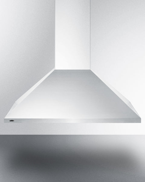 36" wide European style convertible wall-mount range hood in stainless steel (Model SEH1536SS)