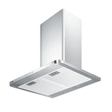 Accucold 24" wide European style convertible wall-mount range hood in stainless steel (Model SEH3624SS)