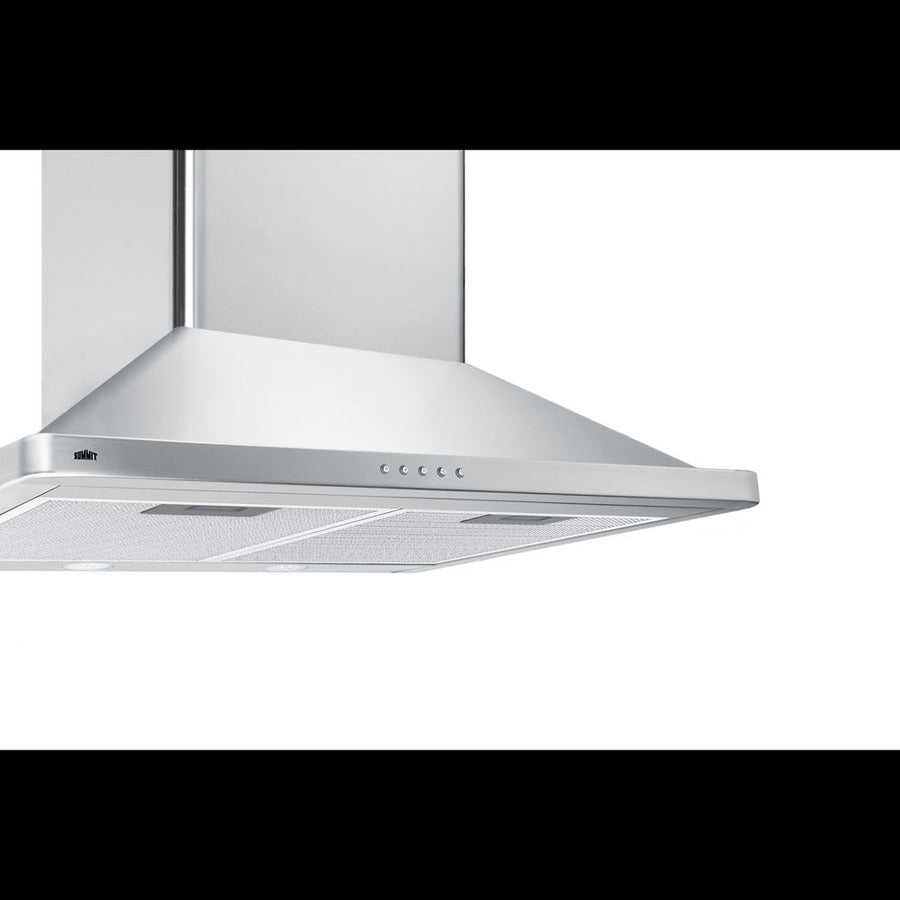 24" wide European style convertible wall-mount range hood in stainless steel, ADA compliant, ADA (Model SEH3624SSADA)