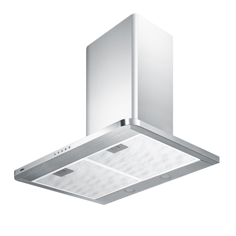 Accucold 30" wide European style convertible wall-mount range hood in stainless steel, ADA compliant, ADA (Model SEH3630SSADA)