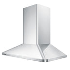 36" wide European style convertible wall-mount range hood in stainless steel (Model SEH3636SS)