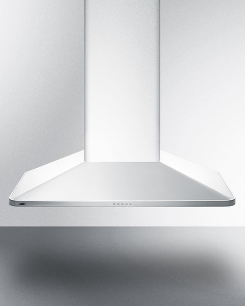 36" wide European style convertible wall-mount range hood in stainless steel (Model SEH3636SS)