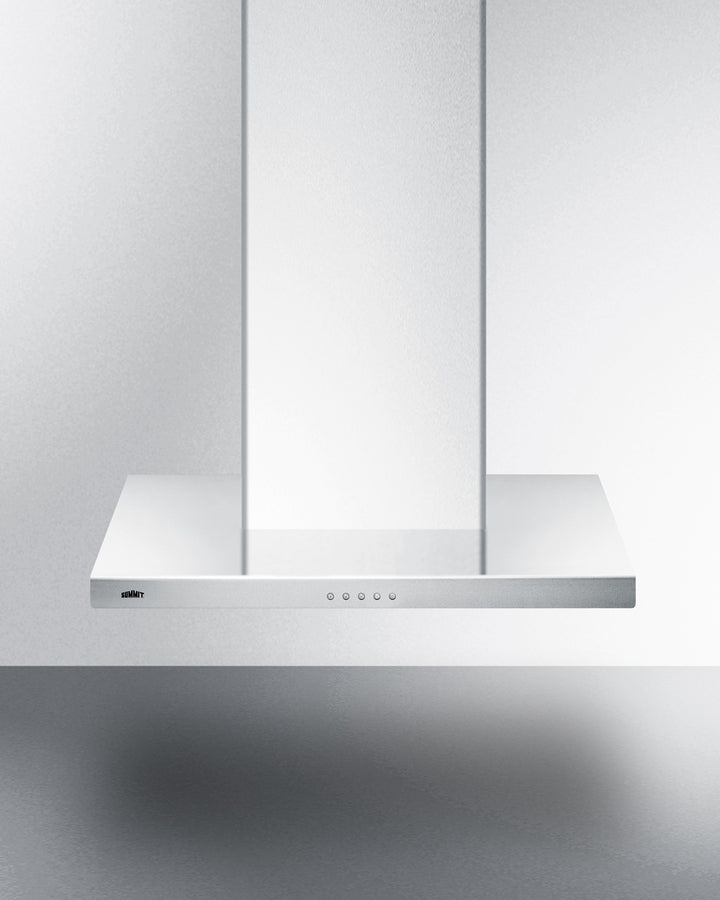 24" wide European style convertible wall-mount range hood in stainless steel, ADA compliant, ADA (Model SEH4624SSADA)