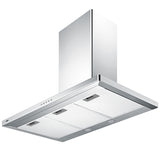 36" wide European style convertible wall-mount range hood in stainless steel (Model SEH4636SS)