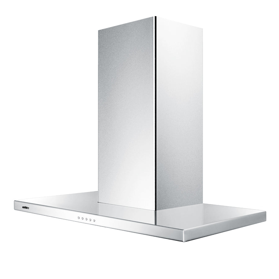 36" wide European style convertible wall-mount range hood in stainless steel (Model SEH4636SS)