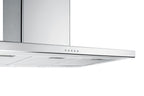 36" wide European style convertible wall-mount range hood in stainless steel (Model SEH4636SS)