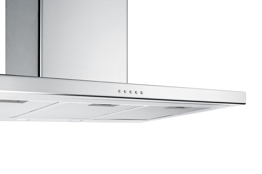 36" wide European style convertible wall-mount range hood in stainless steel (Model SEH4636SS)