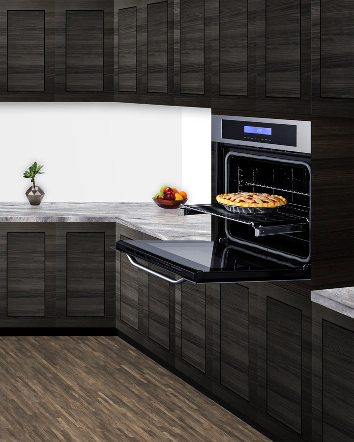 24" wide 220V electric wall oven - Set