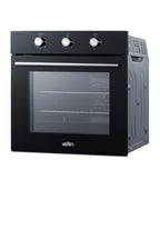 Accucold 24" Wide Gas Wall Oven in Black