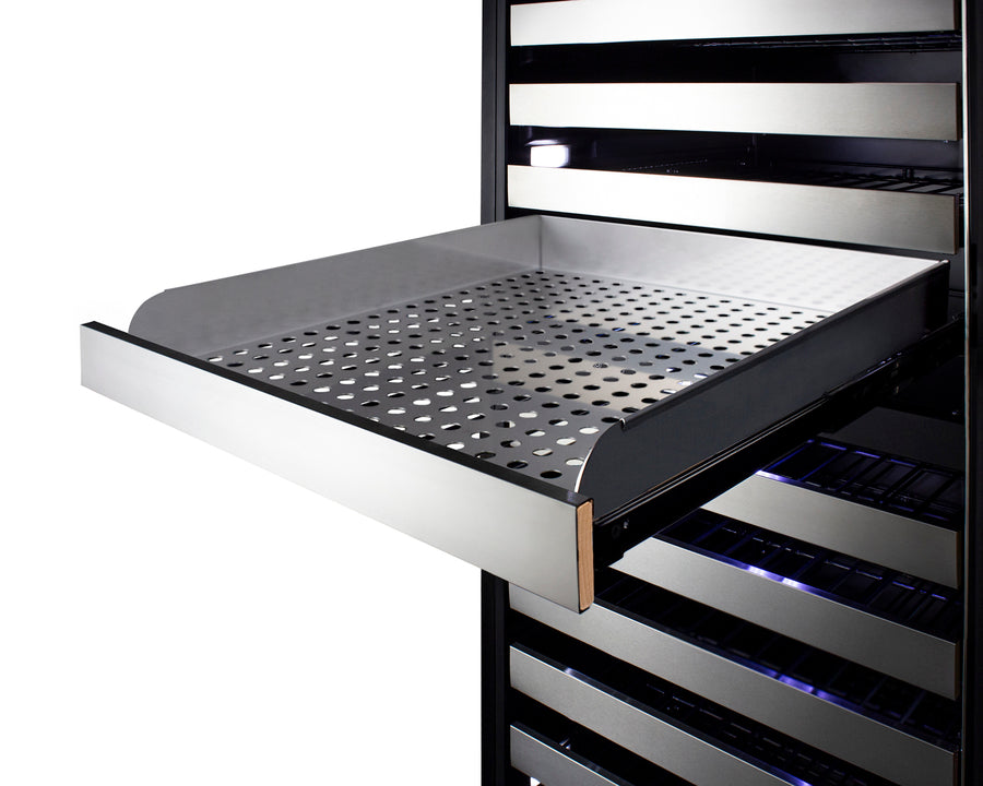 Accucold Set of 2 perforated stainless steel shelves designed to store produce in SWCP2116 – SHELFKITSWCP