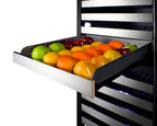 Accucold Set of 2 perforated stainless steel shelves designed to store produce in SWCP2116 – SHELFKITSWCP