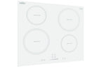 24" 230V 4-burner induction cooktop in white