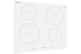 24" 230V 4-burner induction cooktop in white