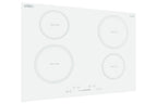 Accucold 30" 230V 4-burner induction cooktop in white