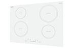 Accucold 30" 230V 4-burner induction cooktop in white