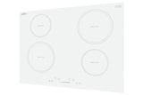 Accucold 30" 230V 4-burner induction cooktop in white
