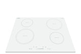 Accucold 30" 230V 4-burner induction cooktop in white