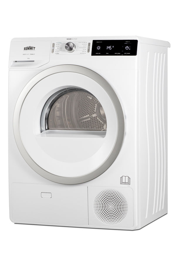 Accucold European 24" wide 220V front-loading heat pump dryer