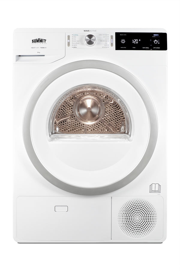 Accucold European 24" wide 220V front-loading heat pump dryer