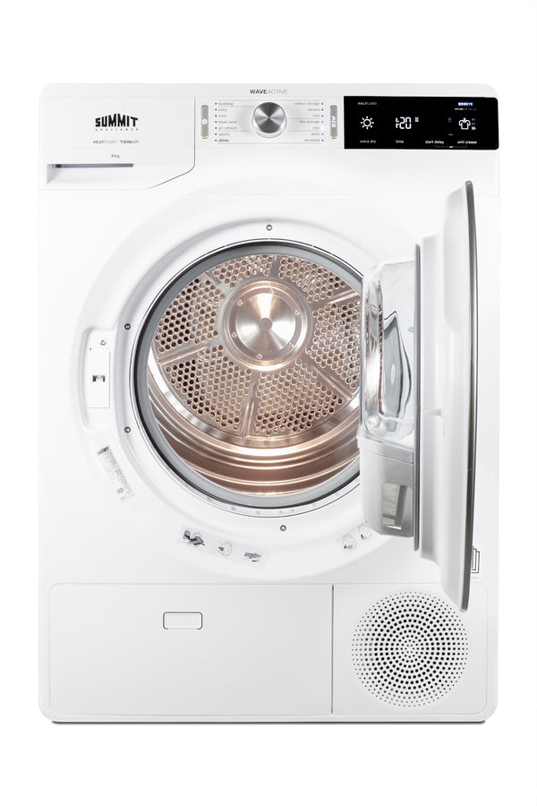 Accucold European 24" wide 220V front-loading heat pump dryer