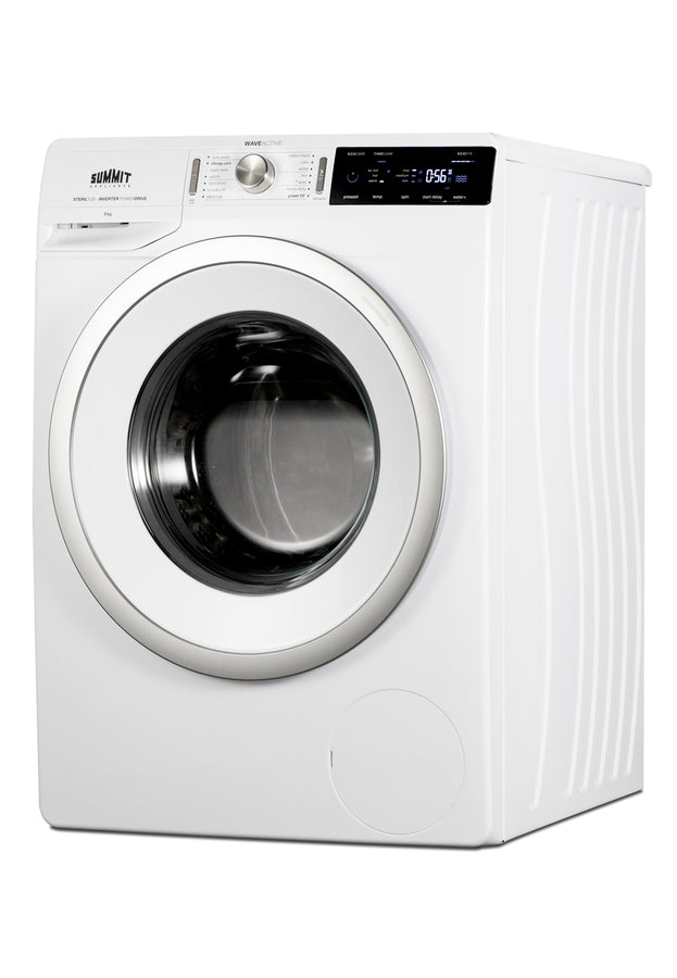 European 24" wide 220V front-loading washer
