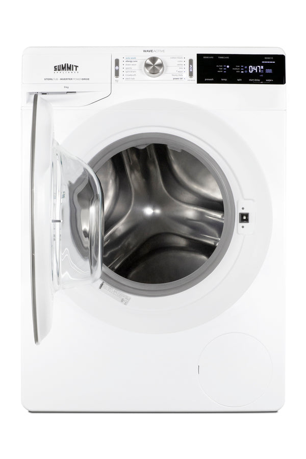European 24" wide 220V front-loading washer