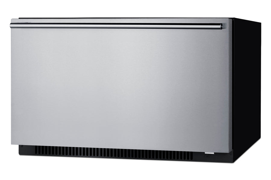 Convertible warming or Cooling drawer - built in - Angle