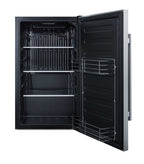 Outdoor shallow depth ADA compliant (32.5" H) all-refrigerator in a 19" W x 17.25" D footprint, with stainless steel doo, ADA (Model SPR196OSADA) - Open
