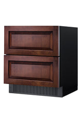 Accucold 30" Wide Built-in Undercounter 2-drawer Outdoor All-refrigerator (Model SPR3032DPNR)