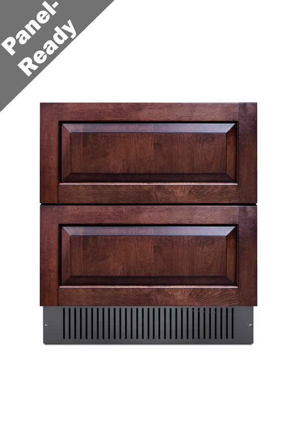 Accucold 30" Wide Built-in Undercounter 2-drawer Outdoor All-refrigerator (Model SPR3032DPNR)