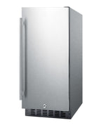 15" Wide Built-in Outdoor Residential Refrigerator in Stainless Steel with Lock and Digital Thermostat (Model SPR316OSCS