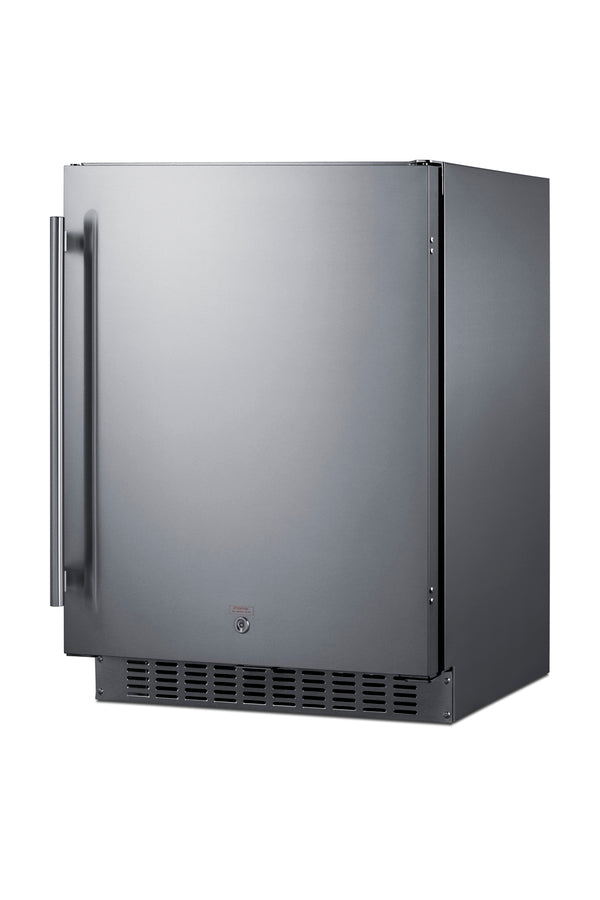 18" deep 24" wide undercounter ADA height outdoor refrigerator, ADA (Model SPR618OSADA) - Angle
