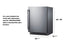 18" deep 24" wide undercounter ADA height outdoor refrigerator