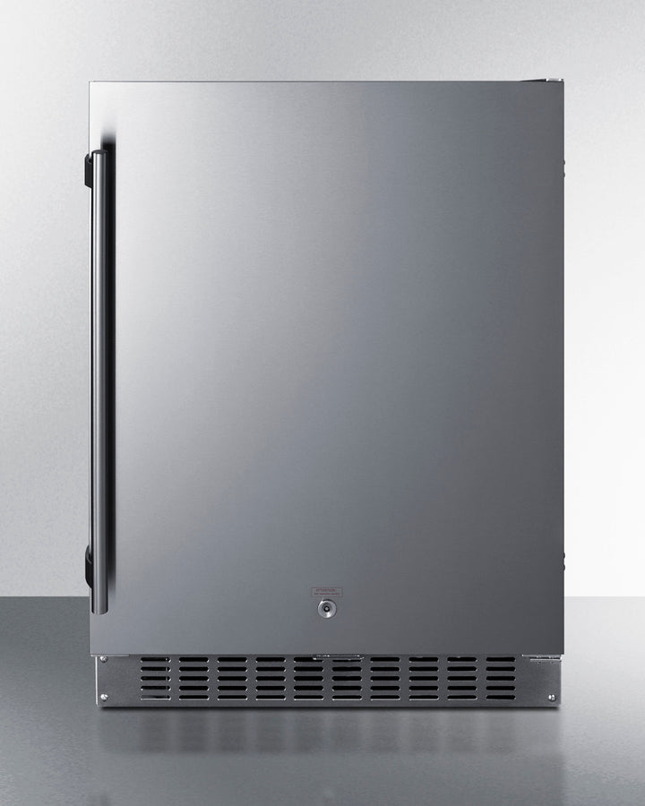 18" deep 24" wide undercounter ADA height outdoor refrigerator, ADA (Model SPR618OSADA) - Front