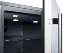 Accucold Outdoor all-refrigerator for built-in use, with lock, digital thermostat, and stainless steel wrapped exterior (Model SPR627OSCSSLHD)