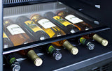 Outdoor all-refrigerator for built-in use, with digital thermostat, panel-ready door, and black cabinet (Model SPR627OSI