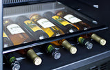 Accucold Outdoor all-refrigerator for built-in use, with lock, digital thermostat, black cabinet, and stainless steel door (Model SPR627OS)