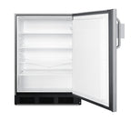 Accucold Outdoor commercial built-in all-refrigerator in stainless steel with speed rail (Model SPR7BOSSTSRLHD)
