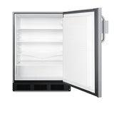 Accucold Outdoor commercial built-in all-refrigerator in stainless steel with speed rail (Model SPR7BOSSTSRLHD)
