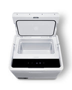 Accucold Portable 12V/24V MOMCUBE® cooler operates as a refrigerator or freezer for breast – SPRF11MC - Open