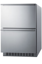 Accucold 24" Wide Built-In Undercounter 2-Drawer Panel-Ready – SPRF34D